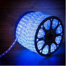 Дюралайт LED, эффект мерцания (2W) - синий, бухта 100м, SL121-253
